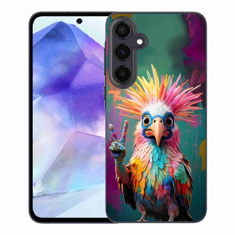 Gelový kryt mmCase na Samsung Galaxy A55 5G - barevný rebel