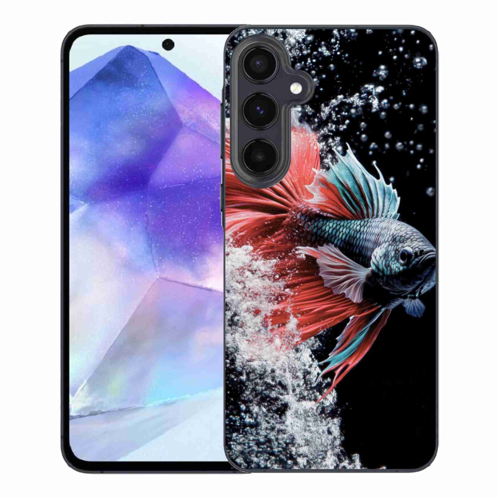 Gelový kryt mmCase na Samsung Galaxy A55 5G - bojovnice pestrá