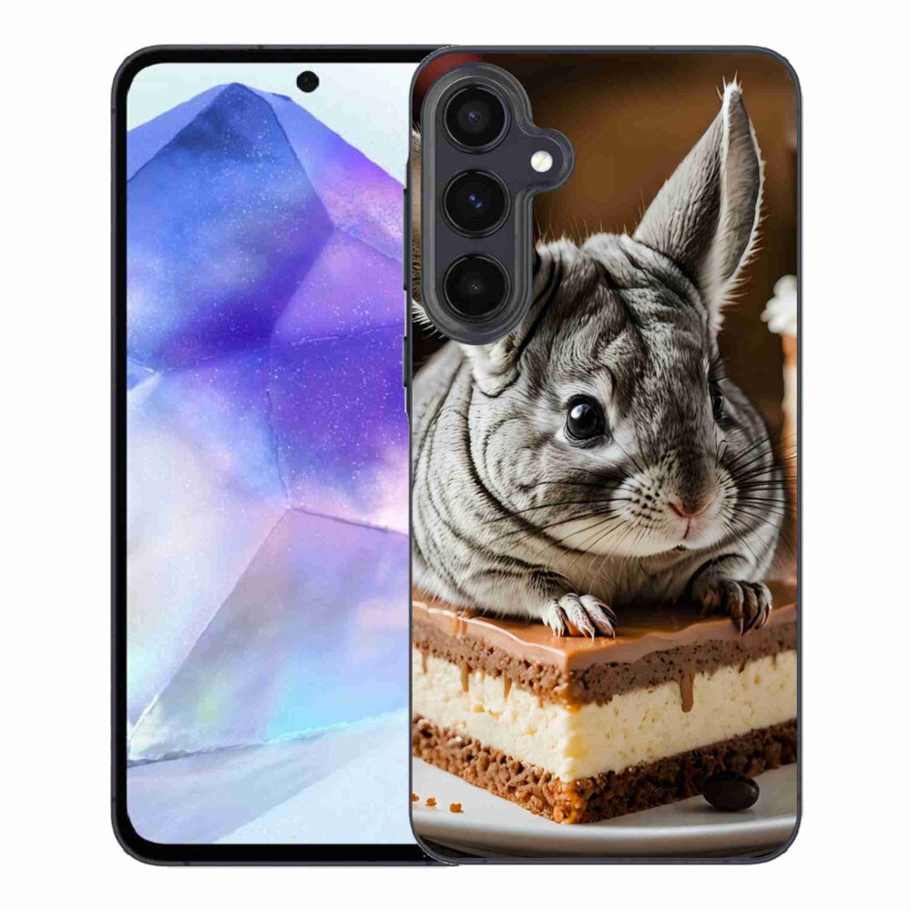 Gelový kryt mmCase na Samsung Galaxy A55 5G - činčila