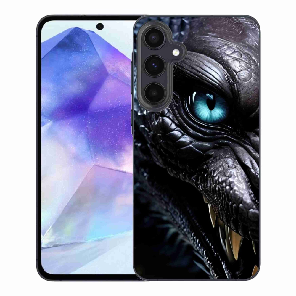 Gelový kryt mmCase na Samsung Galaxy A55 5G - dračí pohled