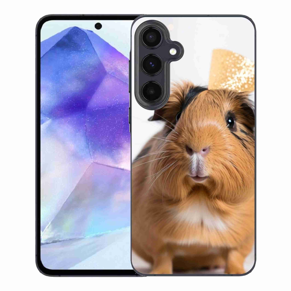 Gelový kryt mmCase na Samsung Galaxy A55 5G - hnědé morče