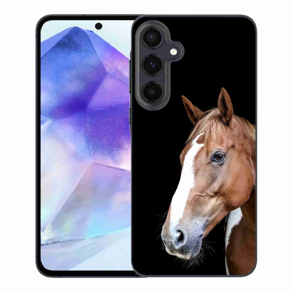 Gelový kryt mmCase na Samsung Galaxy A55 5G - hnědý kůň 3