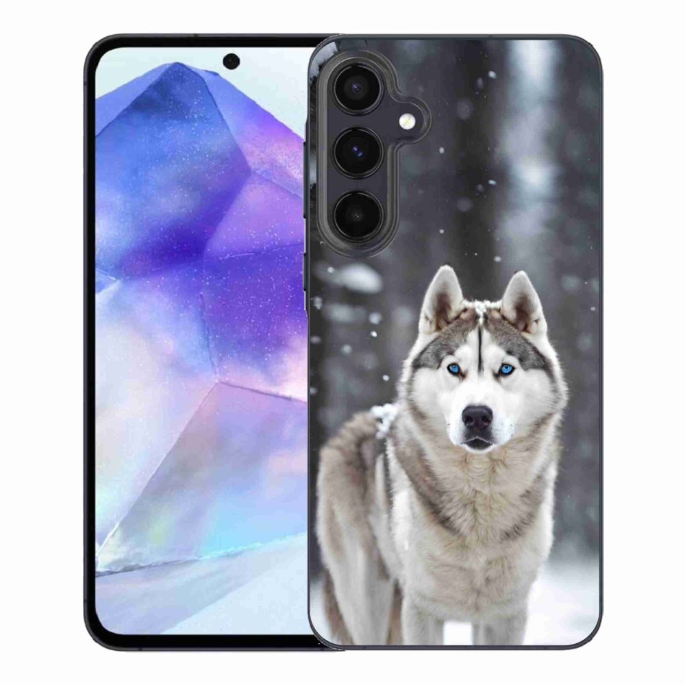 Gelový kryt mmCase na Samsung Galaxy A55 5G - husky 2