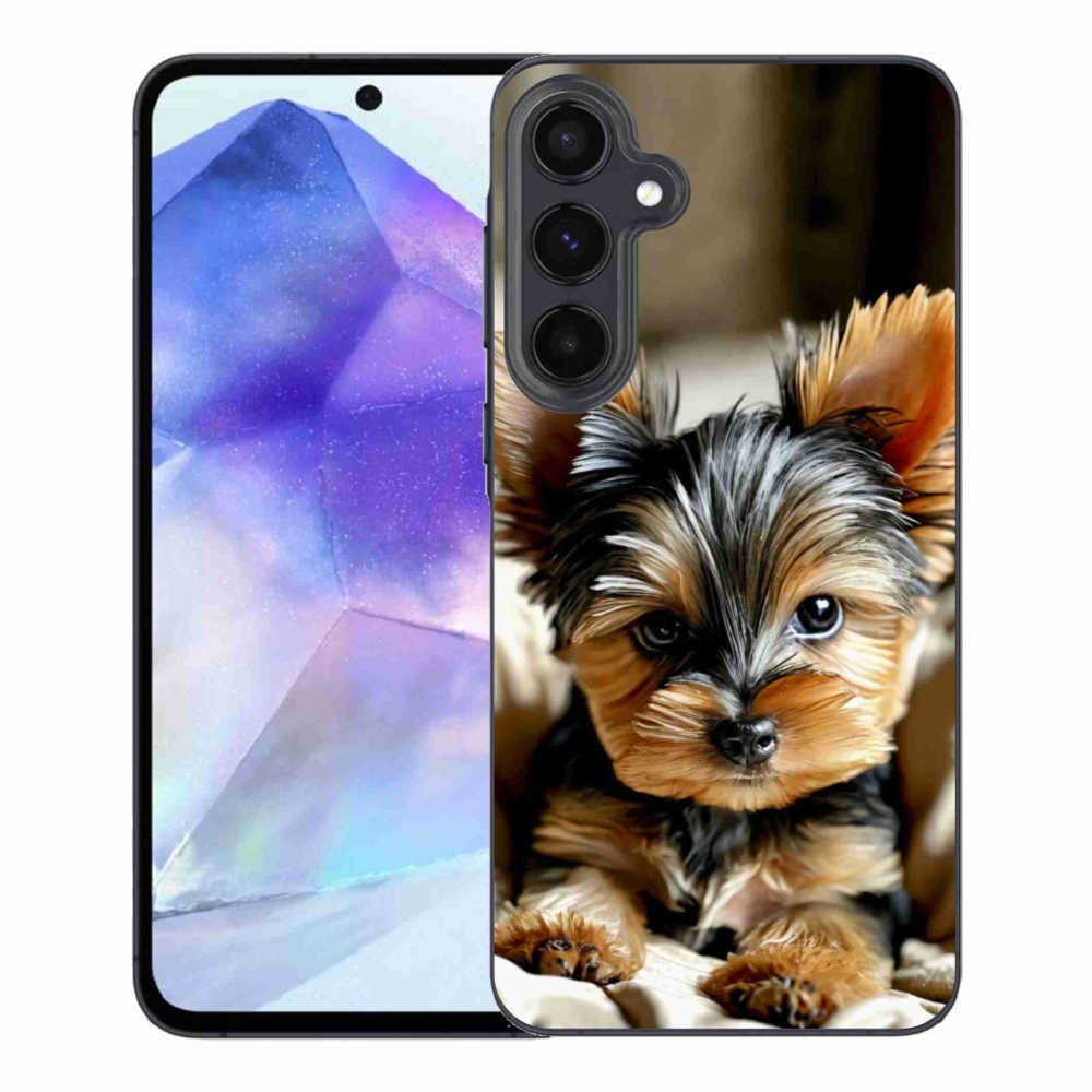 Gelový kryt mmCase na Samsung Galaxy A55 5G - jorkšír 11