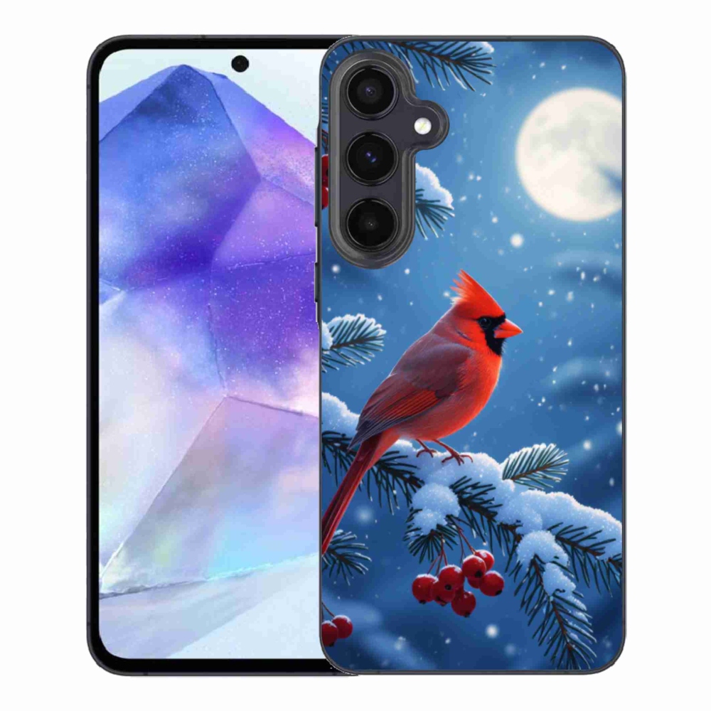 Gelový kryt mmCase na Samsung Galaxy A55 5G - kardinál červený