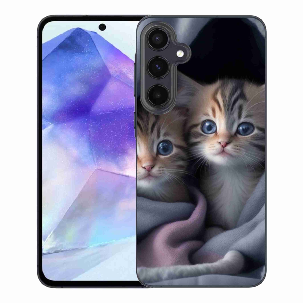 Gelový kryt mmCase na Samsung Galaxy A55 5G - kočičí duo 2