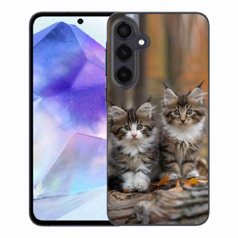 Gelový kryt mmCase na Samsung Galaxy A55 5G - kočičí duo 3