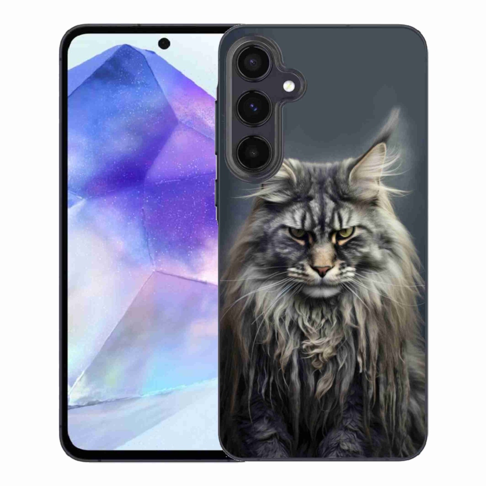 Gelový kryt mmCase na Samsung Galaxy A55 5G - kočíčí pohled 4