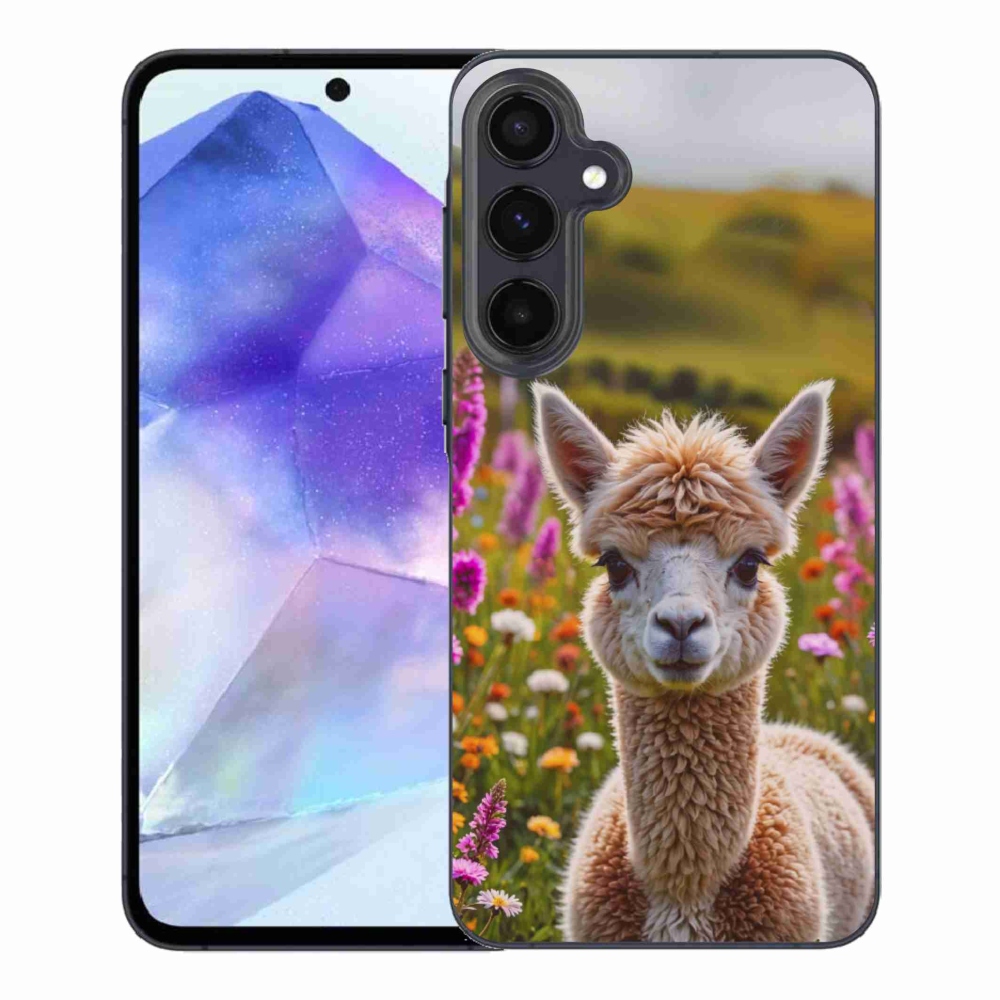 Gelový kryt mmCase na Samsung Galaxy A55 5G - lama na louce