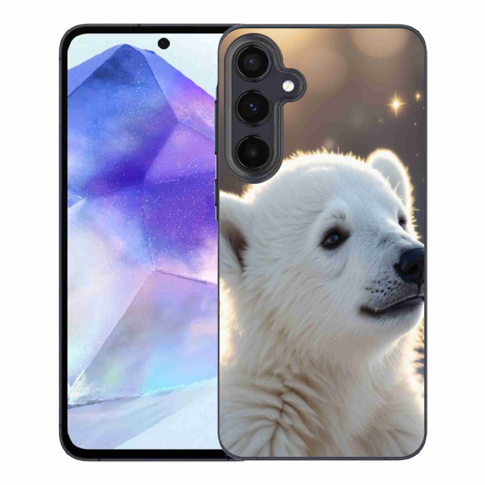 Gelový kryt mmCase na Samsung Galaxy A55 5G - lední medvěd