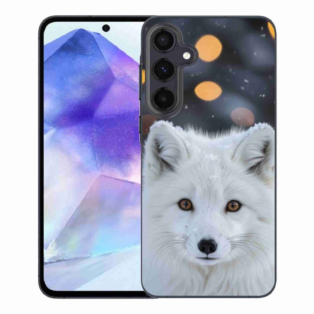 Gelový kryt mmCase na Samsung Galaxy A55 5G - liška polární