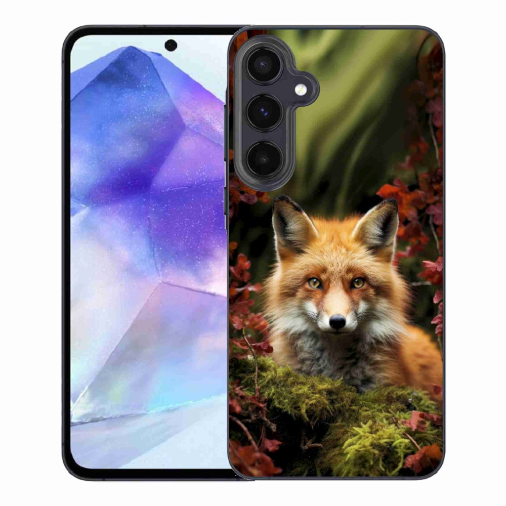 Gelový kryt mmCase na Samsung Galaxy A55 5G - liška v lese