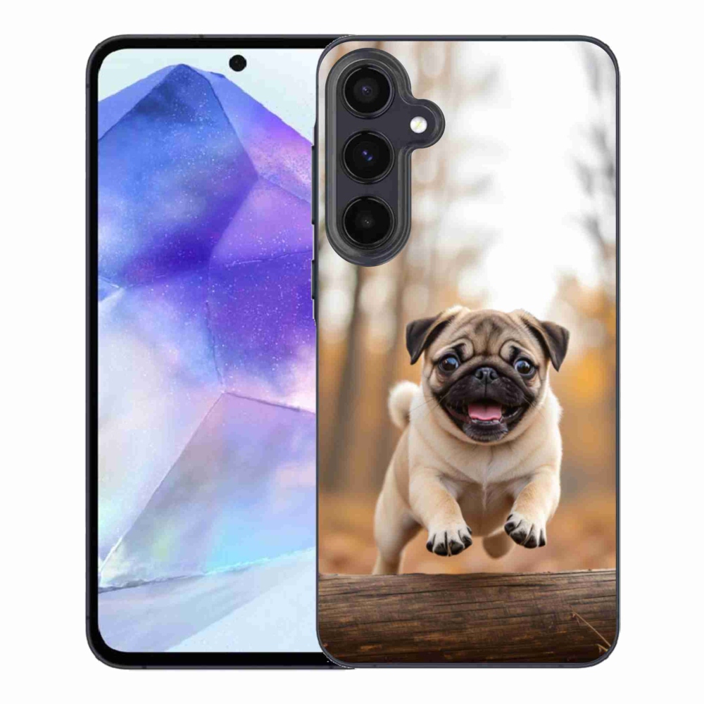 Gelový kryt mmCase na Samsung Galaxy A55 5G - mops 2
