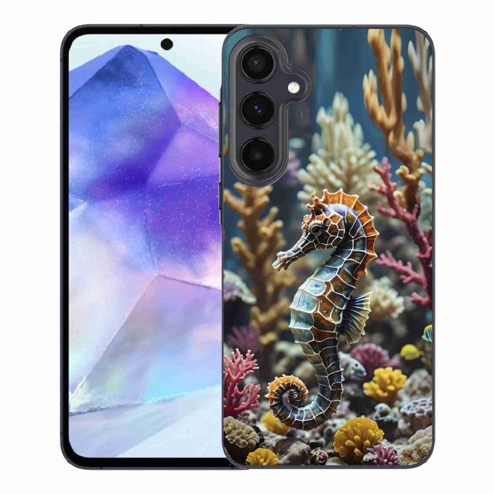 Gelový kryt mmCase na Samsung Galaxy A55 5G - mořský koník 2