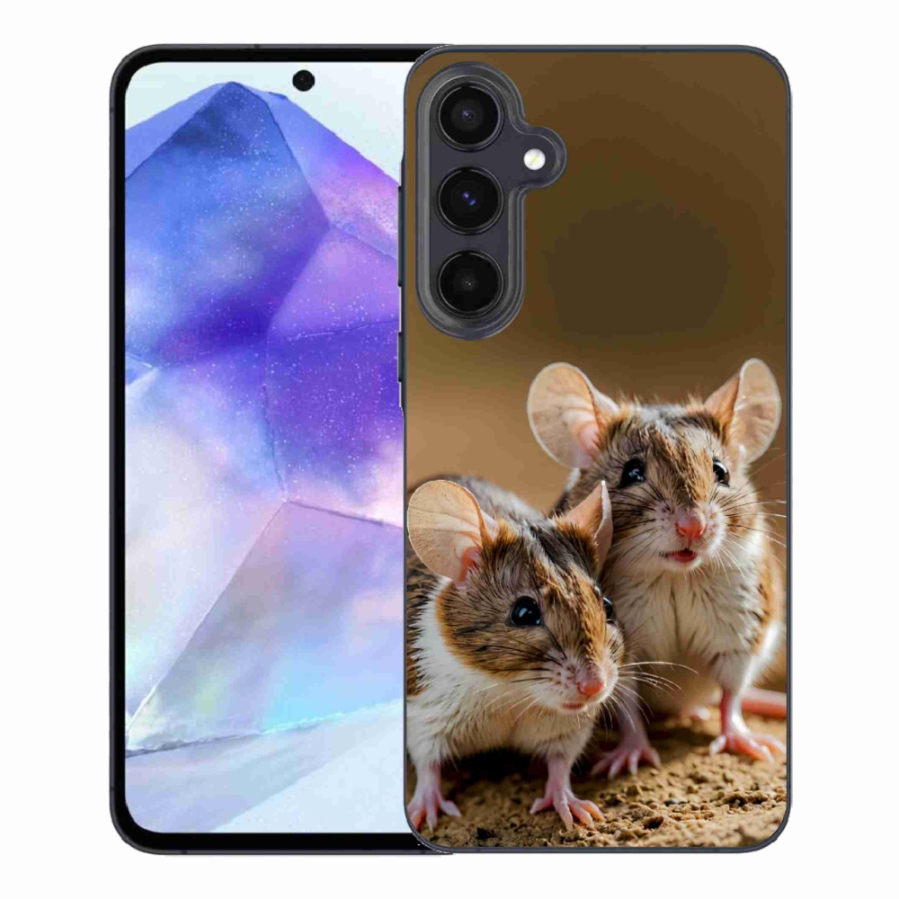 Gelový kryt mmCase na Samsung Galaxy A55 5G - myší duo