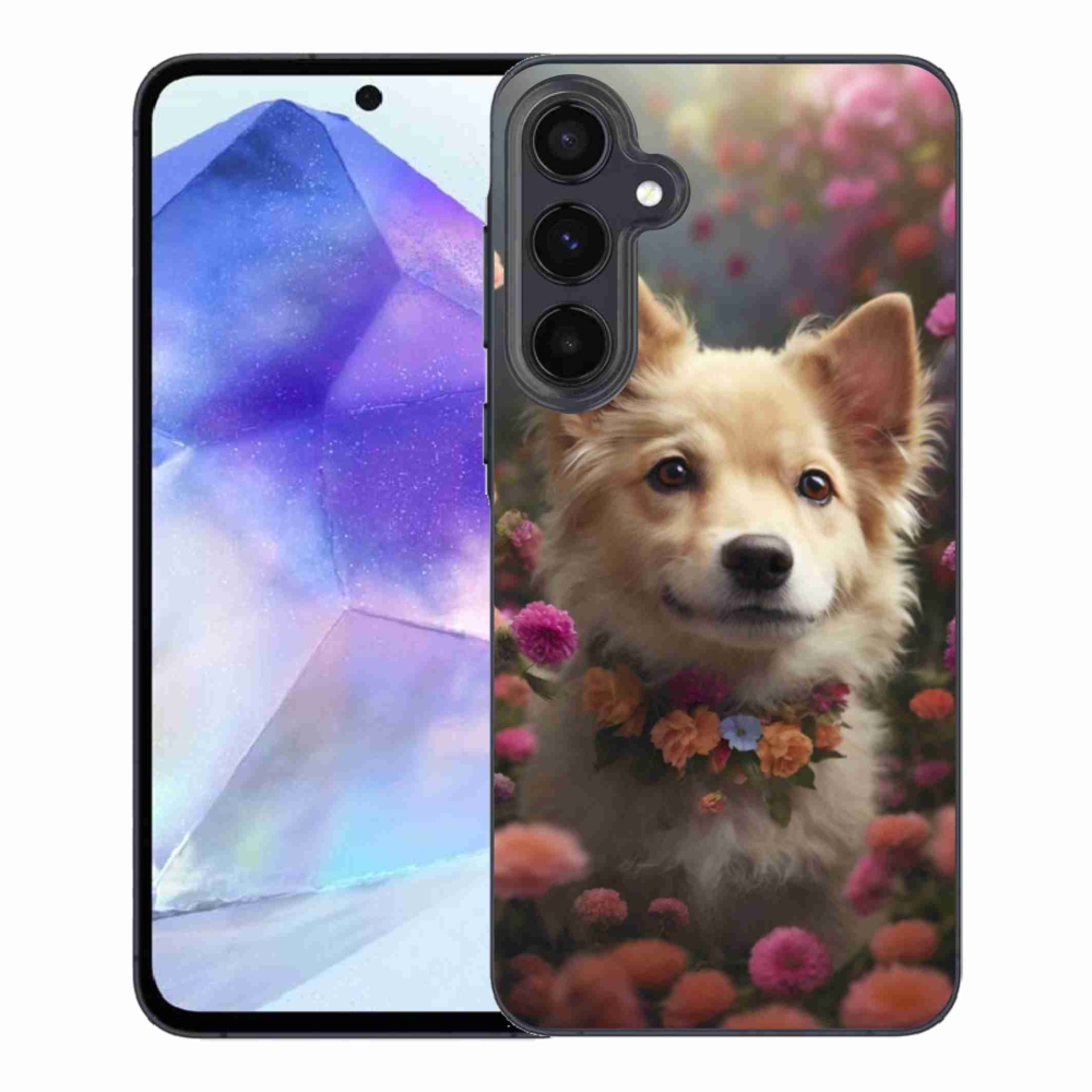 Gelový kryt mmCase na Samsung Galaxy A55 5G - německý špic