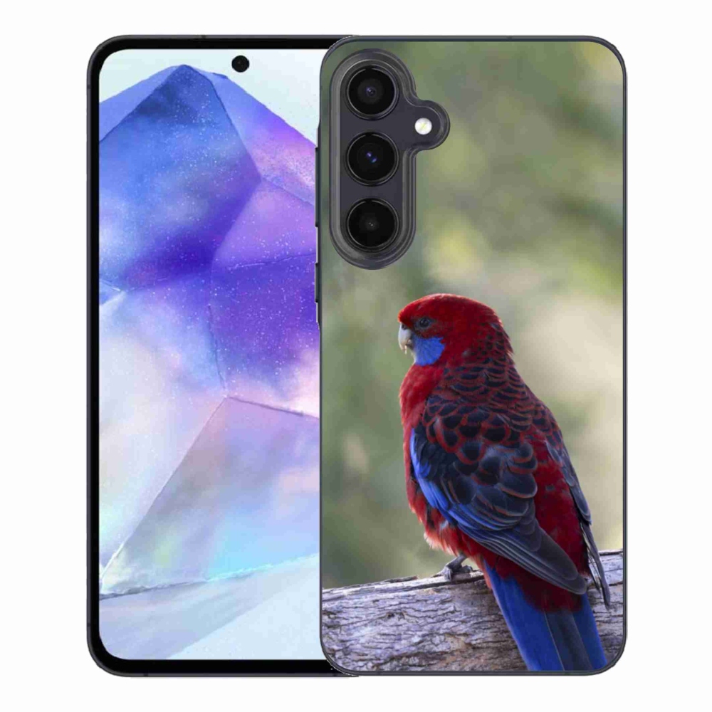 Gelový kryt mmCase na Samsung Galaxy A55 5G - papoušek rosela