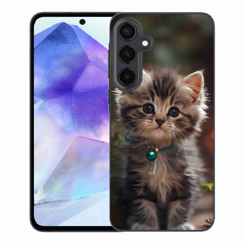 Gelový kryt mmCase na Samsung Galaxy A55 5G - roztomilé kotě 11