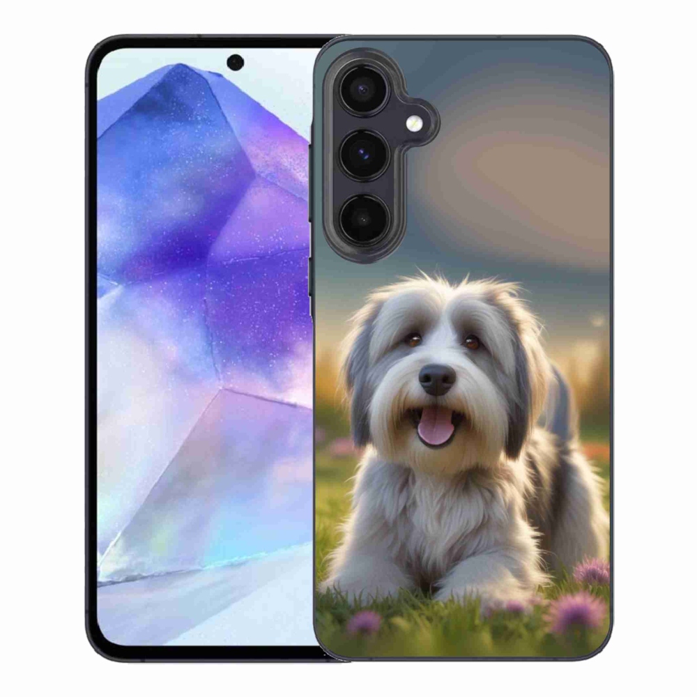 Gelový kryt mmCase na Samsung Galaxy A55 5G - roztomilý havanský psík
