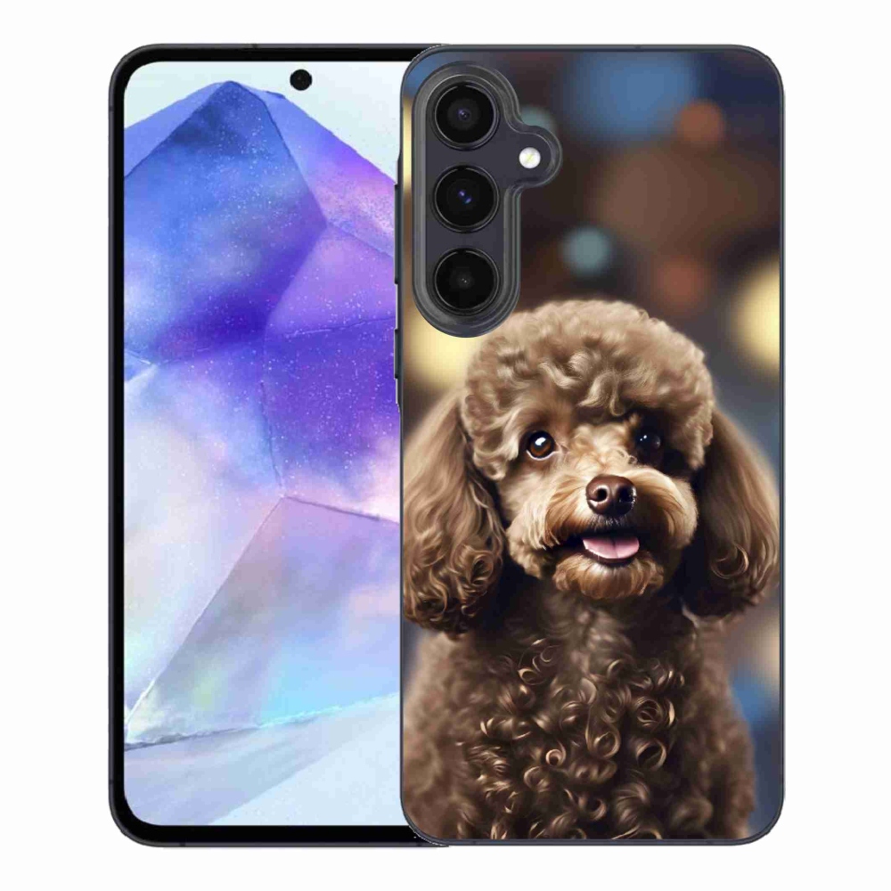 Gelový kryt mmCase na Samsung Galaxy A55 5G - roztomilý pudl