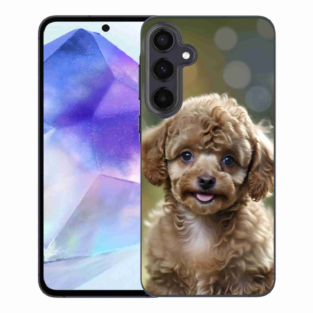 Gelový kryt mmCase na Samsung Galaxy A55 5G - roztomilý pudl