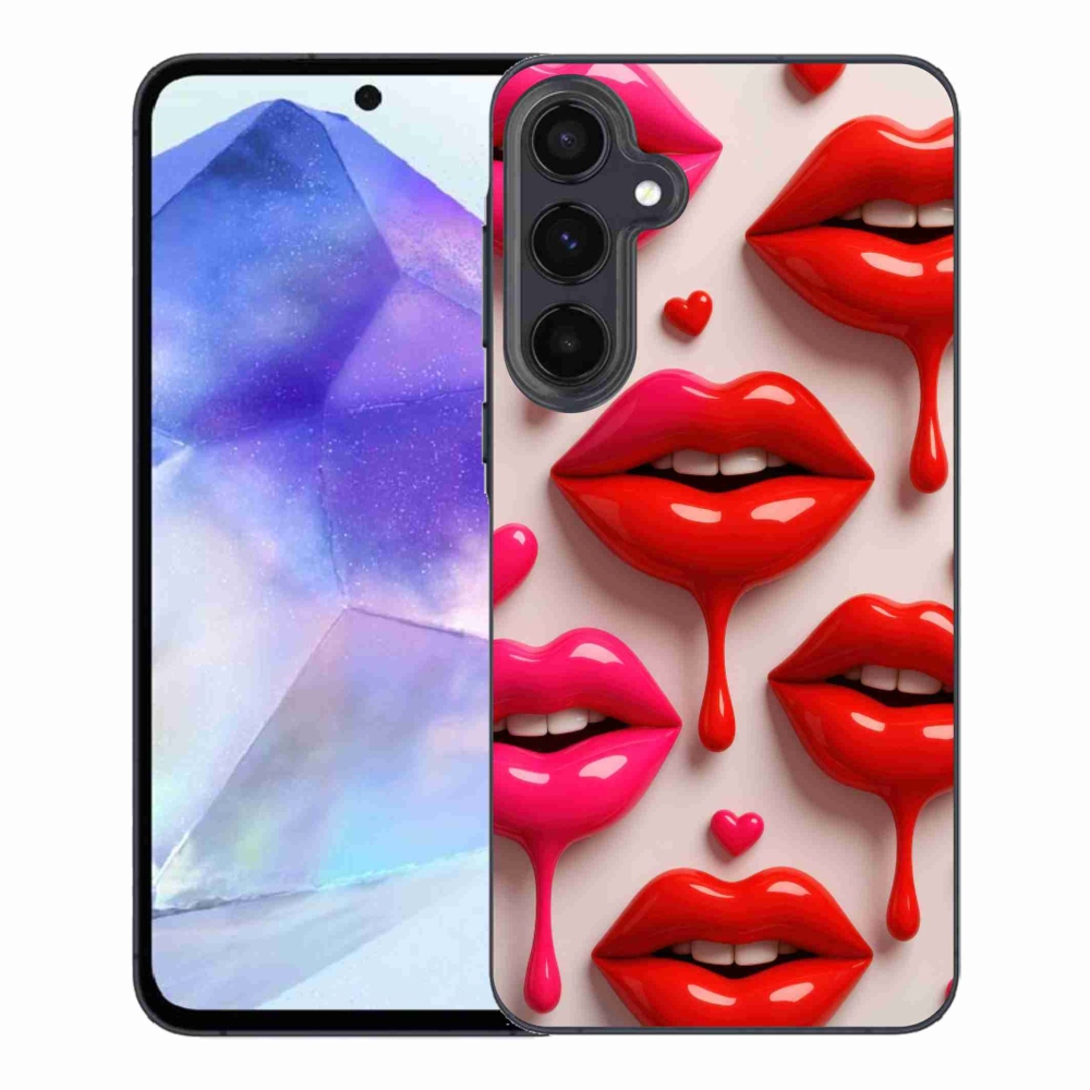 Gelový kryt mmCase na Samsung Galaxy A55 5G - rty 2