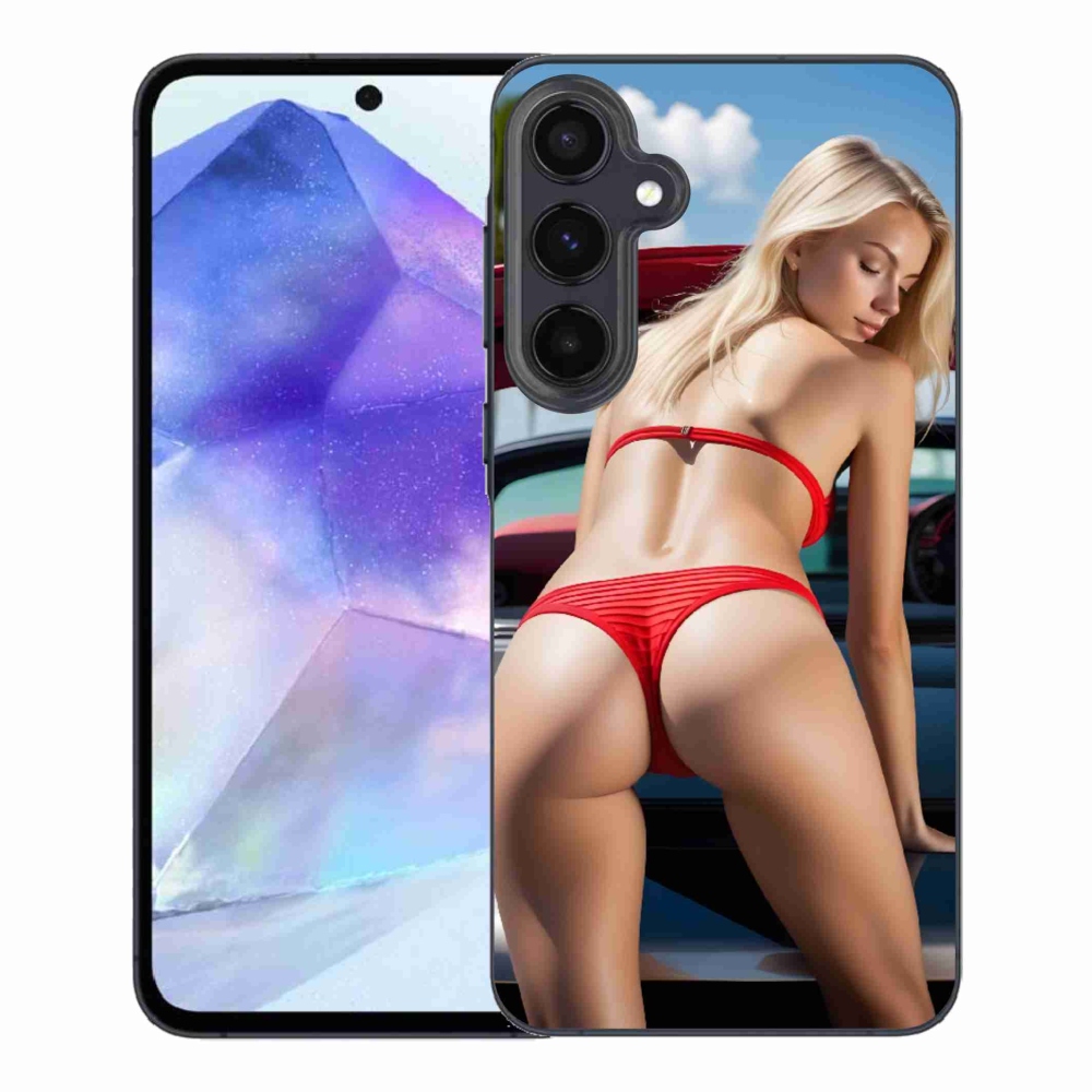 Gelový kryt mmCase na Samsung Galaxy A55 5G - sexy žena 2