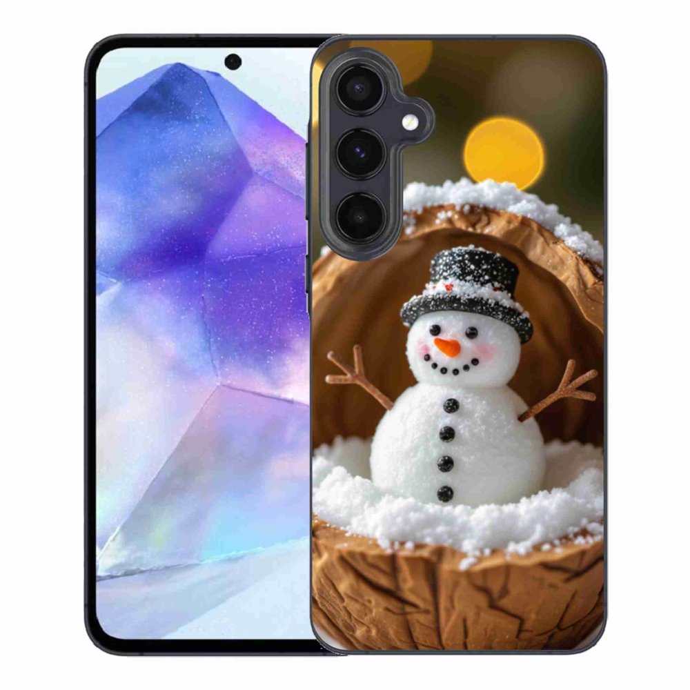 Gelový kryt mmCase na Samsung Galaxy A55 5G - sněhulák 4
