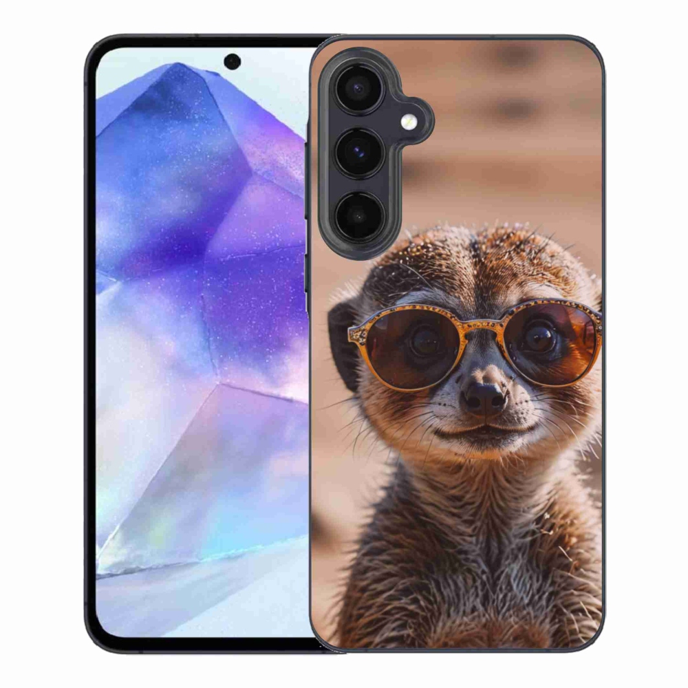 Gelový kryt mmCase na Samsung Galaxy A55 5G - stylová surikata