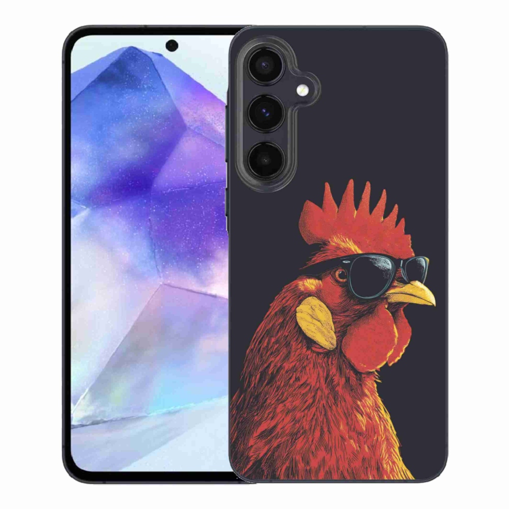 Gelový kryt mmCase na Samsung Galaxy A55 5G - stylový kohout