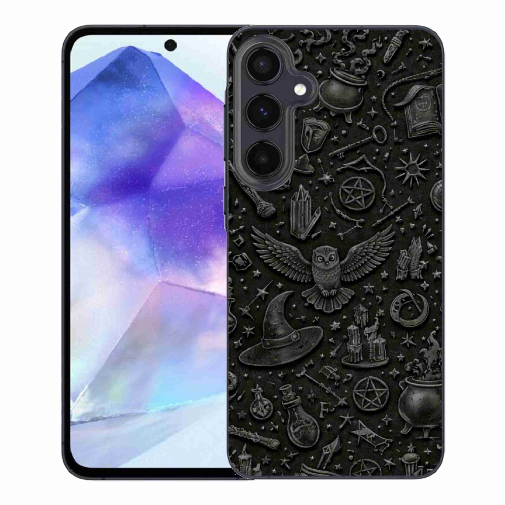Gelový kryt mmCase na Samsung Galaxy A55 5G - tmavý magický svět