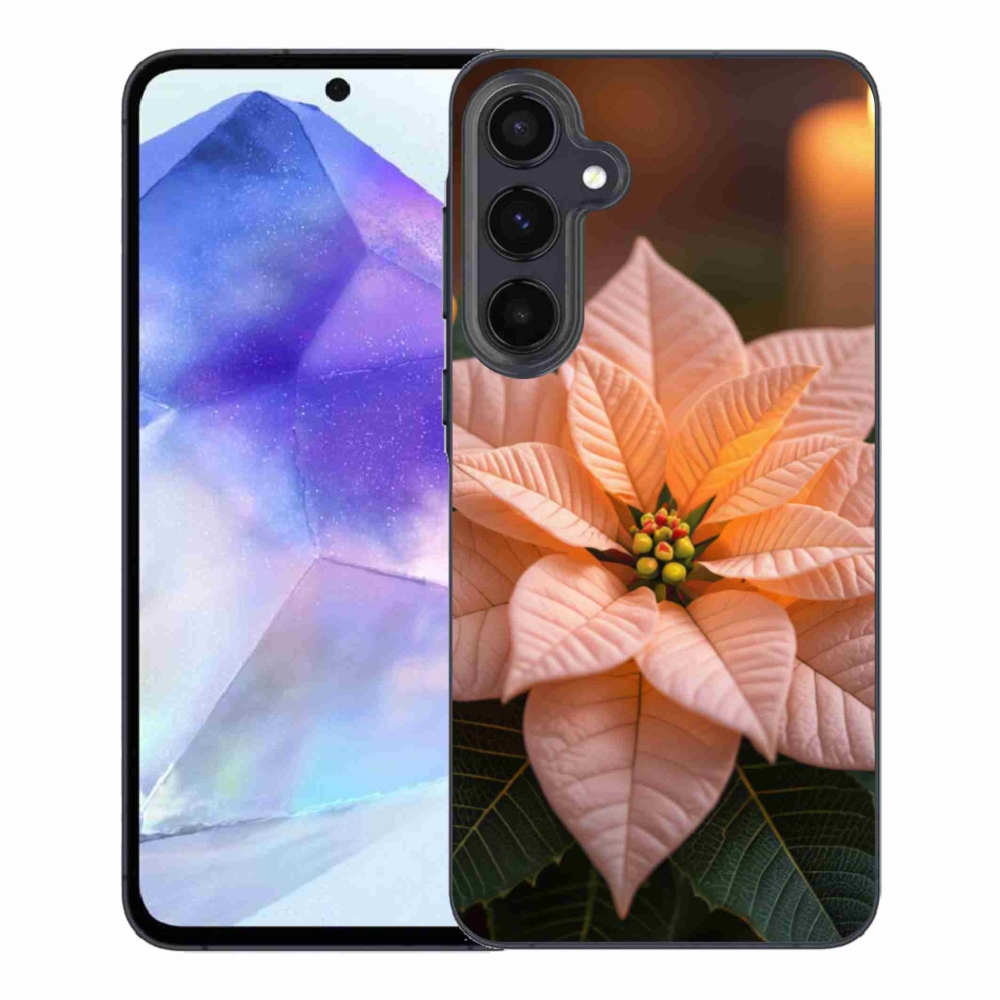 Gelový kryt mmCase na Samsung Galaxy A55 5G - vánoční hvězda