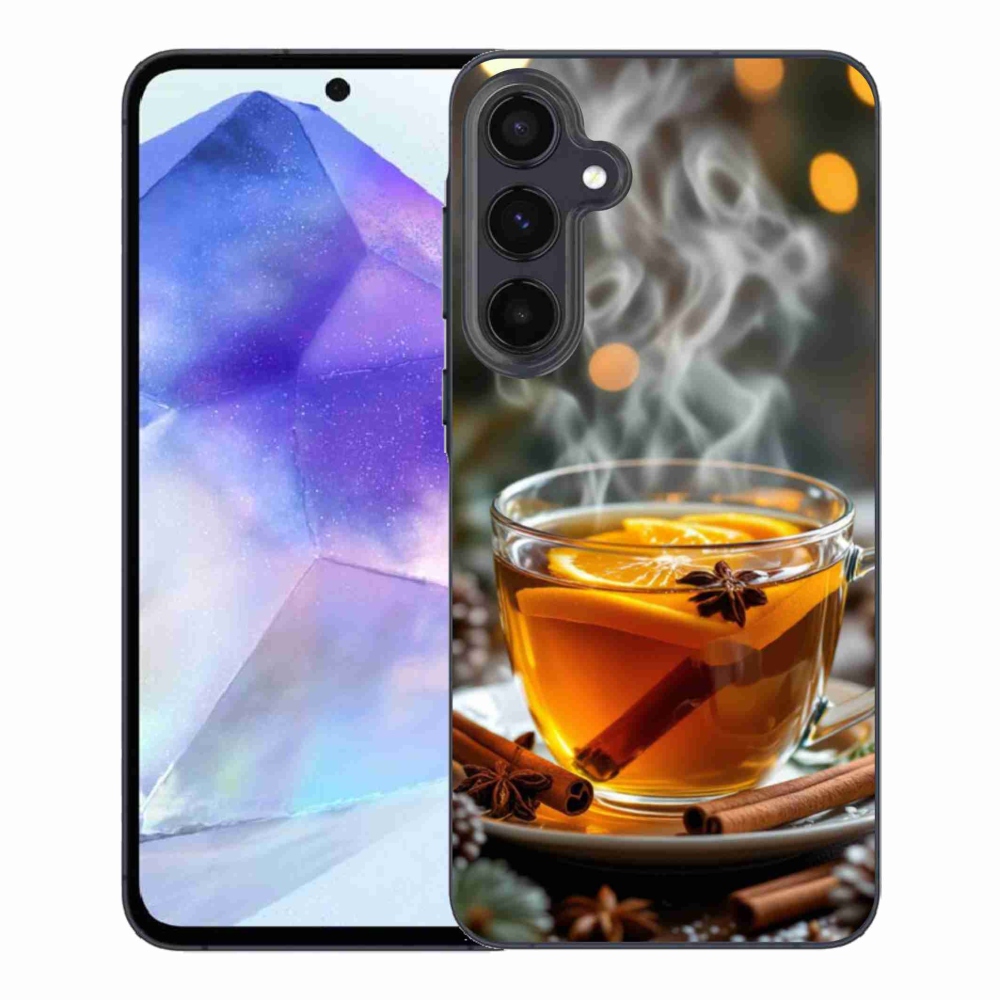 Gelový kryt mmCase na Samsung Galaxy A55 5G - vánoční punč