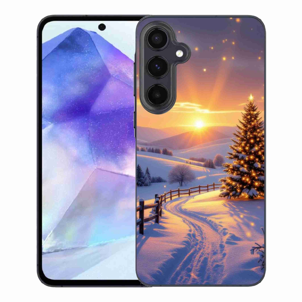 Gelový kryt mmCase na Samsung Galaxy A55 5G - zimní krajina