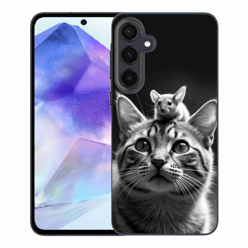 Gelový kryt mmCase na Samsung Galaxy A55 5G - zvířecí přátelství 2