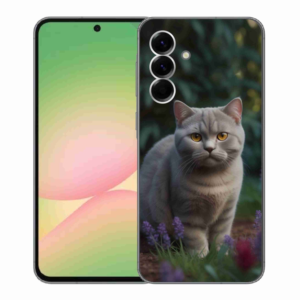 Gelový kryt mmCase na Samsung Galaxy A56 5G - britská kočka