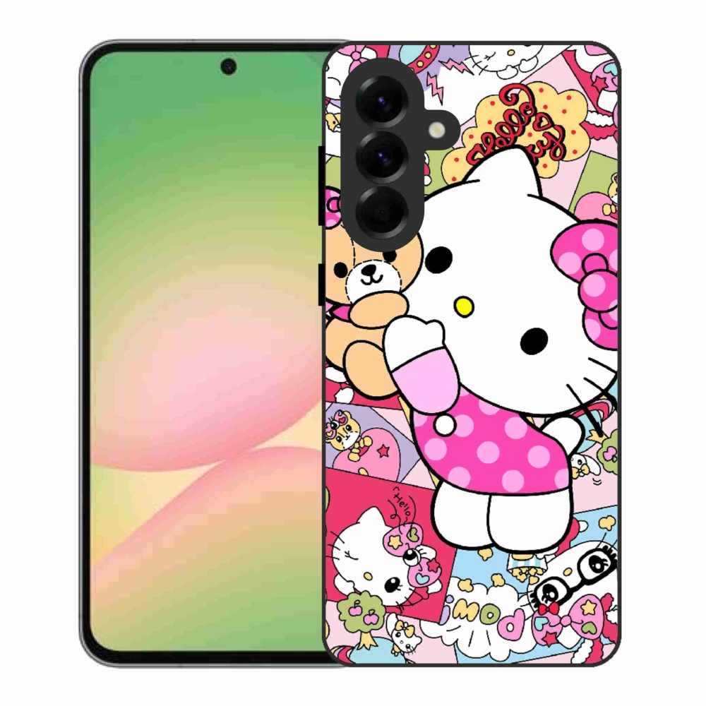 Gelový kryt mmCase na Samsung Galaxy A56 5G - cute kitty