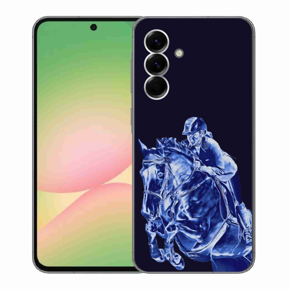 Gelový kryt mmCase na Samsung Galaxy A56 5G - dostihový kůň