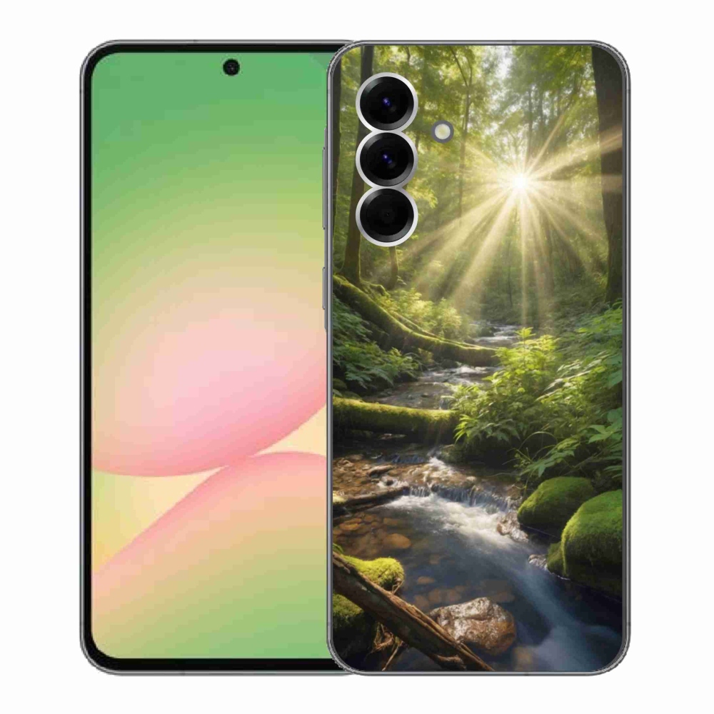 Gelový kryt mmCase na Samsung Galaxy A56 5G - hlubina lesa