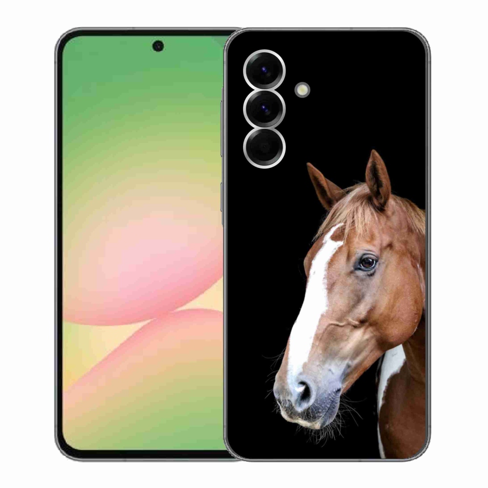 Gelový kryt mmCase na Samsung Galaxy A56 5G - hnědý kůň 3