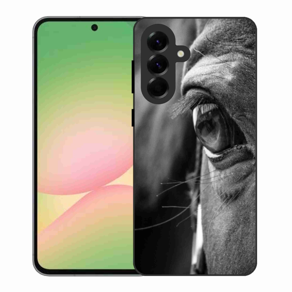 Gelový kryt mmCase na Samsung Galaxy A56 5G - koňský pohled