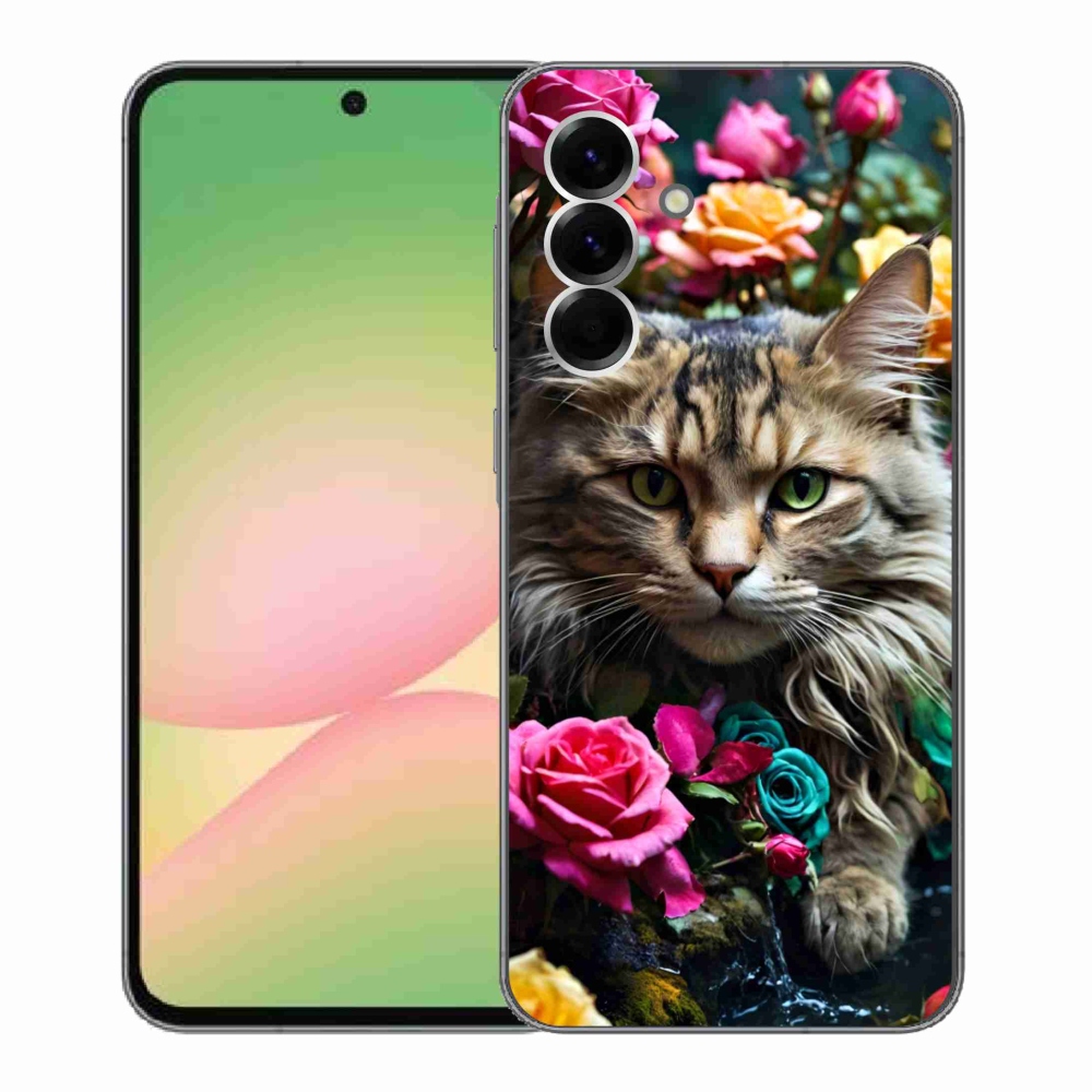 Gelový kryt mmCase na Samsung Galaxy A56 5G - kočíčí pohled 2