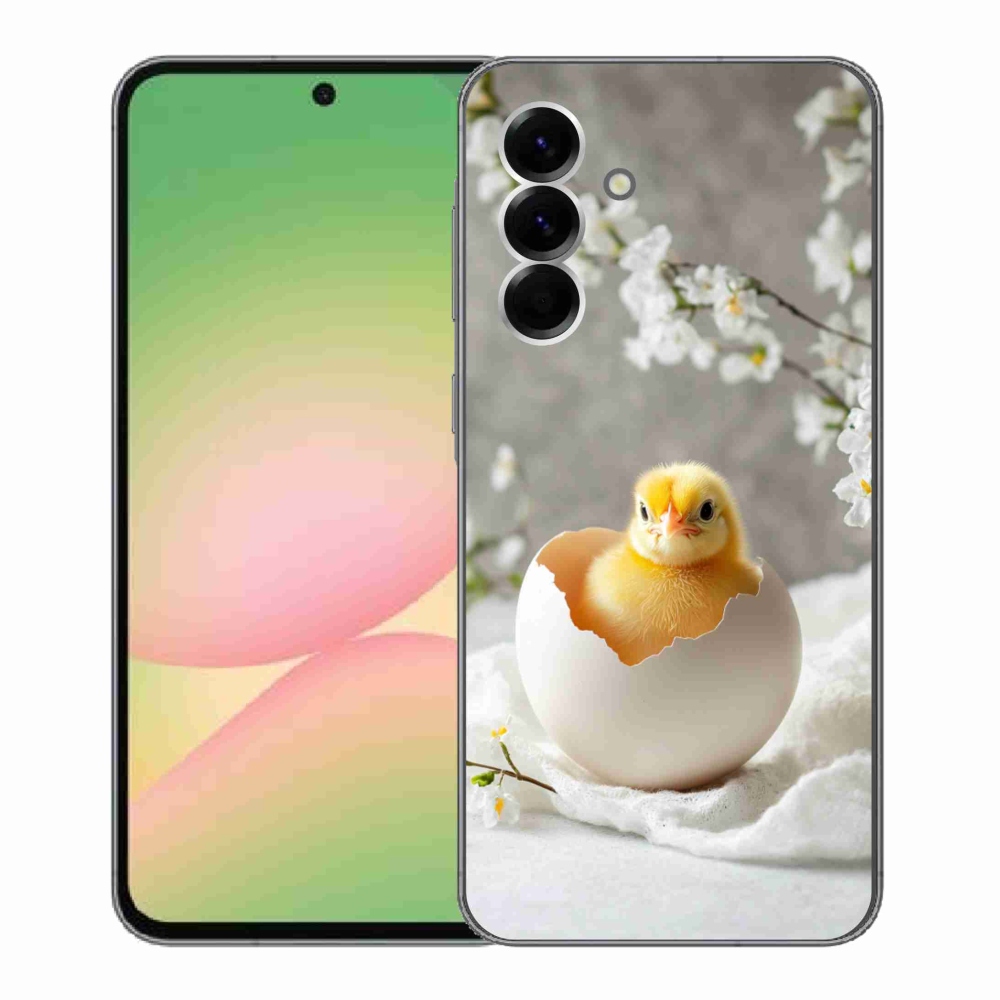 Gelový kryt mmCase na Samsung Galaxy A56 5G - kuřátko