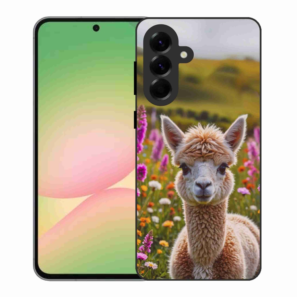 Gelový kryt mmCase na Samsung Galaxy A56 5G - lama na louce