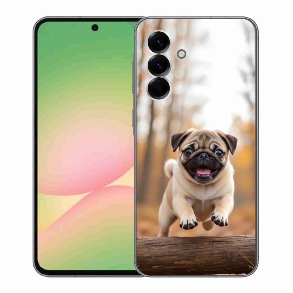 Gelový kryt mmCase na Samsung Galaxy A56 5G - mops 2