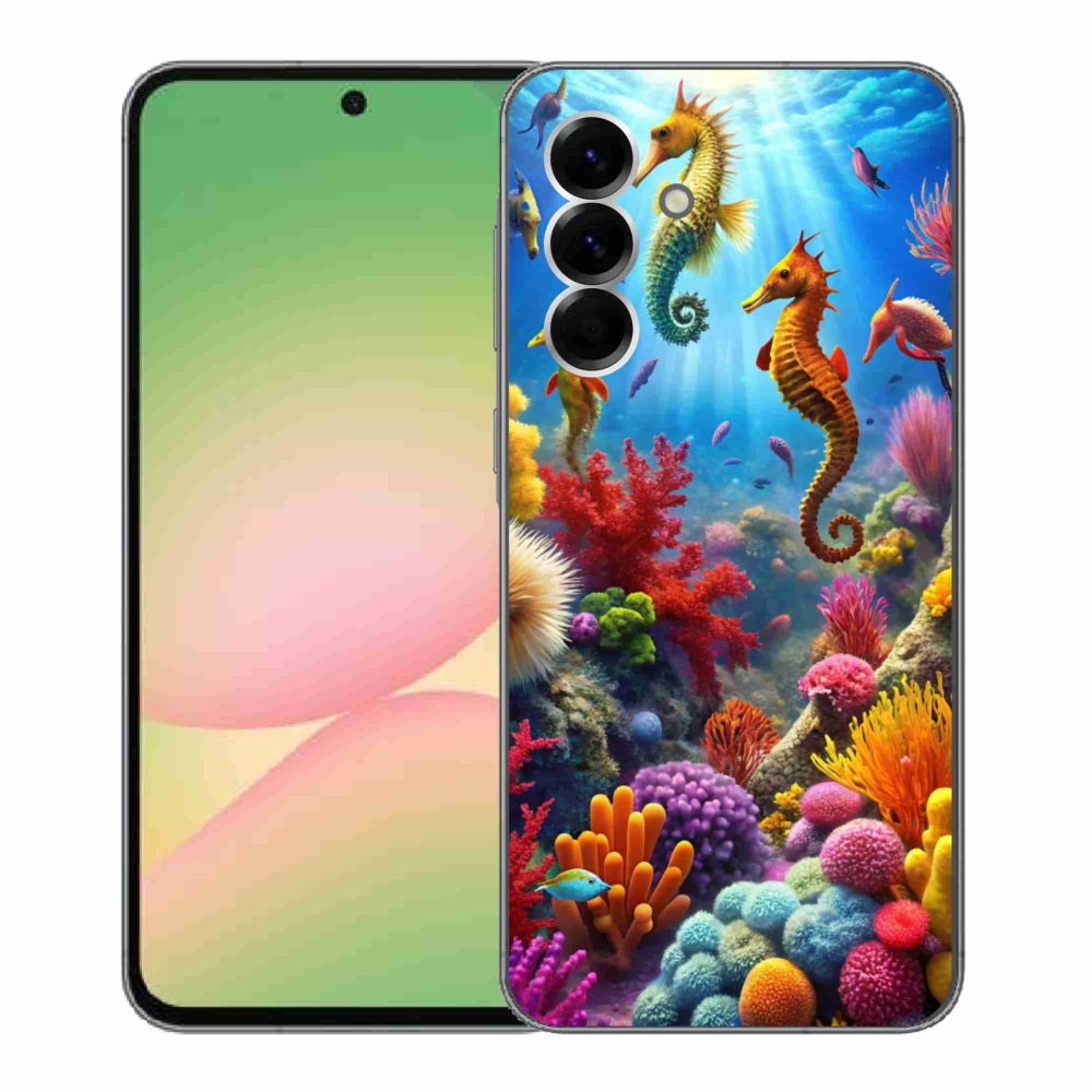 Gelový kryt mmCase na Samsung Galaxy A56 5G - mořský svět 3