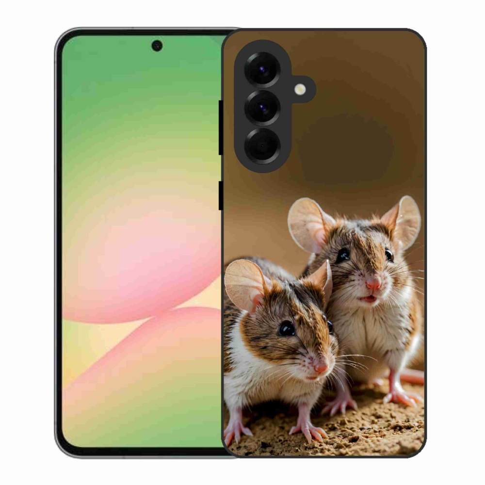 Gelový kryt mmCase na Samsung Galaxy A56 5G - myší duo