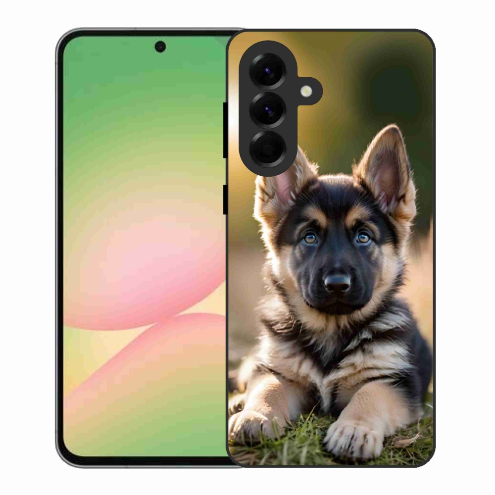 Gelový kryt mmCase na Samsung Galaxy A56 5G - německý ovčák v přírodě