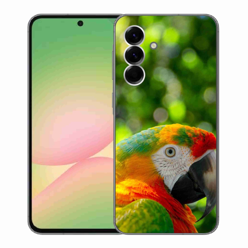 Gelový kryt mmCase na Samsung Galaxy A56 5G - papoušek ara 3