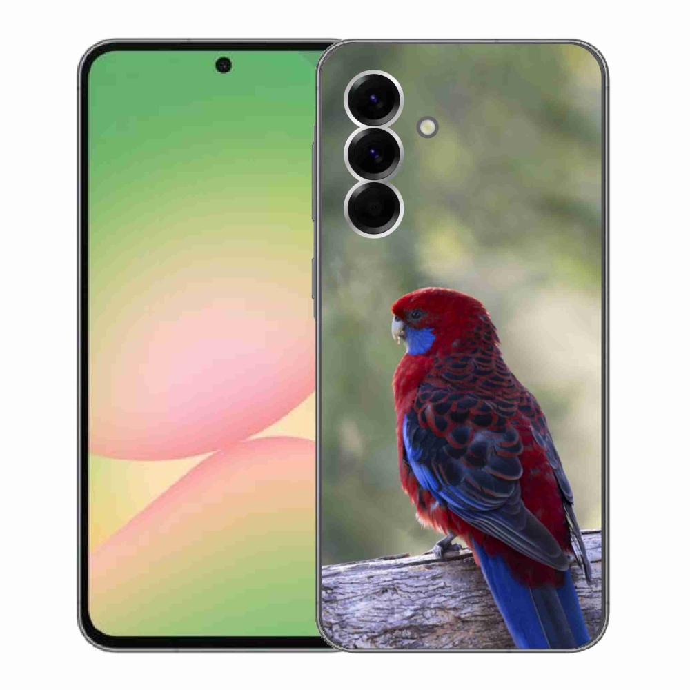 Gelový kryt mmCase na Samsung Galaxy A56 5G - papoušek rosela